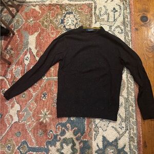 Scotch & Soda Black Knit with Yellow Highlights